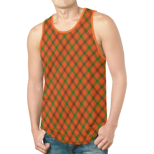 Tami plaid hunting tartan New All Over Print Tank Top for Men (Model T46)