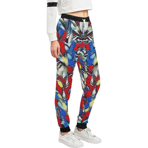 abstract joy 8 by JamColors Unisex All Over Print Sweatpants (Model L11)