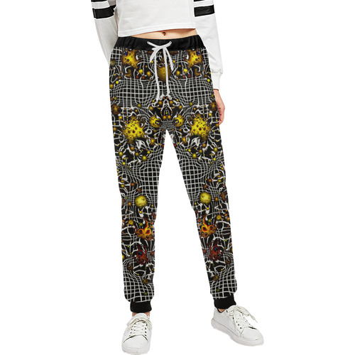 sci-fi fantasy cosmos yellow by JamColors Unisex All Over Print Sweatpants (Model L11)