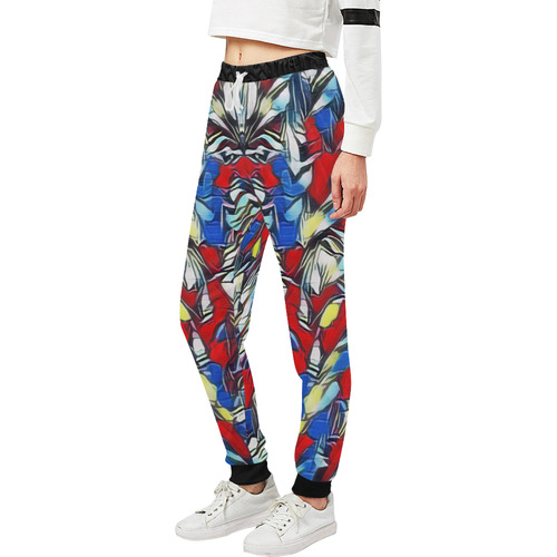abstract joy 8 by JamColors Unisex All Over Print Sweatpants (Model L11)