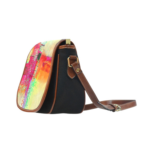 Groove Saddle Bag/Small (Model 1649)(Flap Customization)