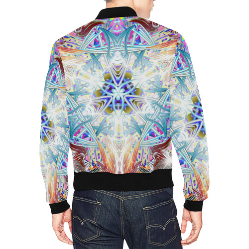 Temple of the Lion Jacket All Over Print Bomber Jacket for Men (Model H19)