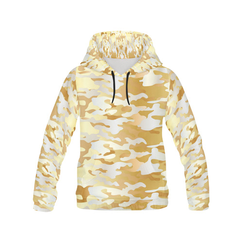 Camouflage Pattern All Over Print Hoodie for Men/Large Size (USA Size) (Model H13)