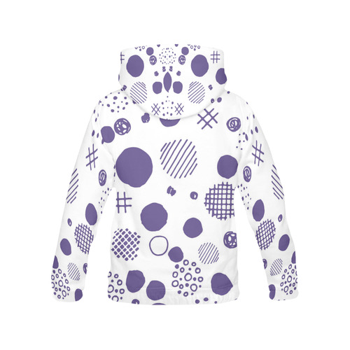 Color of the Year 2018 Graphic Pattern All Over Print Hoodie for Men/Large Size (USA Size) (Model H13)