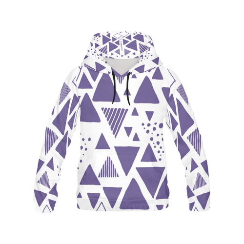 Color of the Year 2018 Graphic Pattern All Over Print Hoodie for Men/Large Size (USA Size) (Model H13)