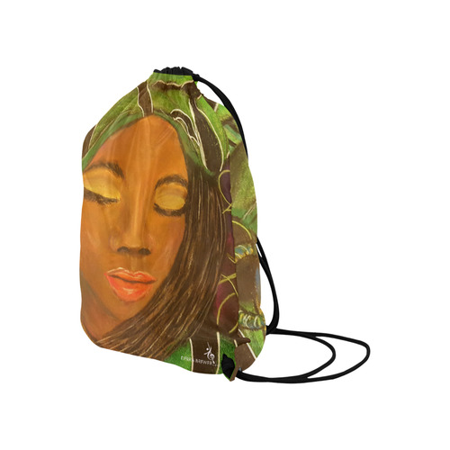 AT PEACE Large Drawstring Bag Model 1604 (Twin Sides)  16.5"(W) * 19.3"(H)