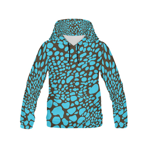 Colorful Animal Skin All Over Print Hoodie for Men/Large Size (USA Size) (Model H13)