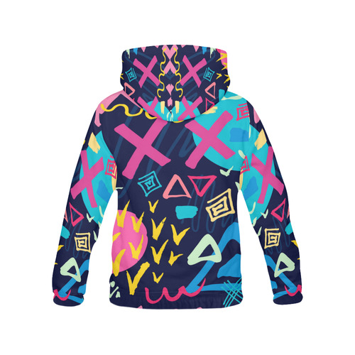 Trendy Abstract Art Pattern All Over Print Hoodie for Men/Large Size (USA Size) (Model H13)
