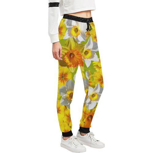 Daffodil Surprise Unisex All Over Print Sweatpants (Model L11)