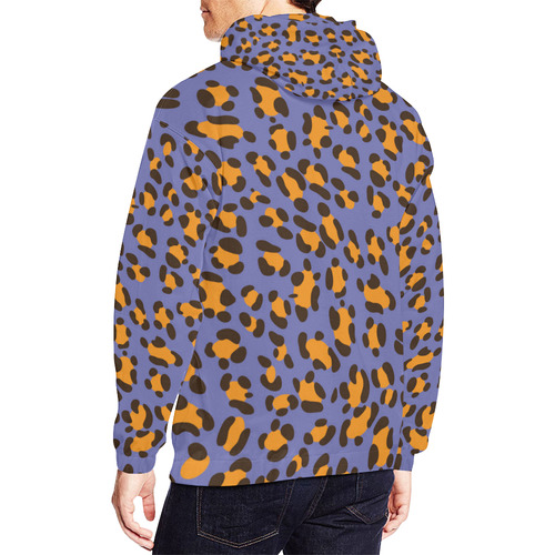 Colorful Animal Skin All Over Print Hoodie for Men/Large Size (USA Size) (Model H13)