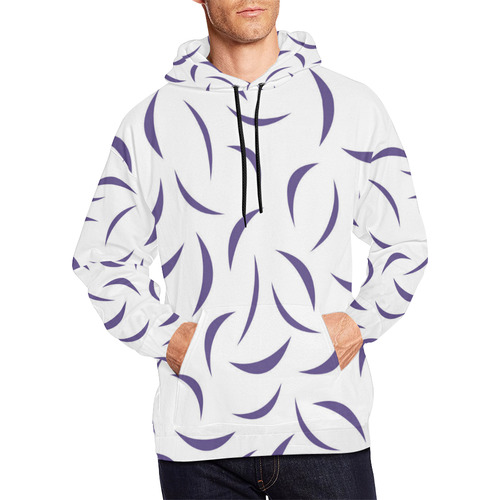 Color of the Year 2018 Graphic Pattern All Over Print Hoodie for Men/Large Size (USA Size) (Model H13)