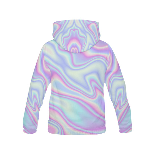 Holographic Design All Over Print Hoodie for Men/Large Size (USA Size) (Model H13)