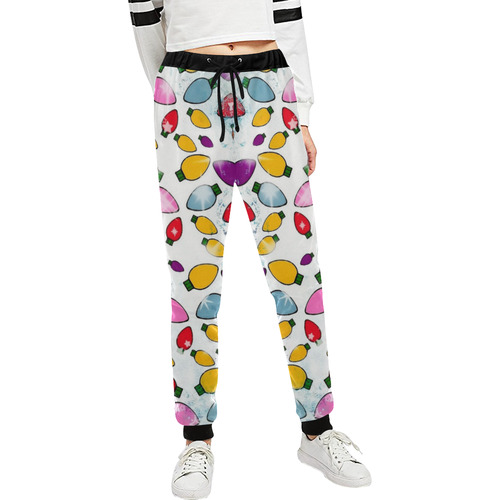 Bulb Popart by Nico Bielow Unisex All Over Print Sweatpants (Model L11)