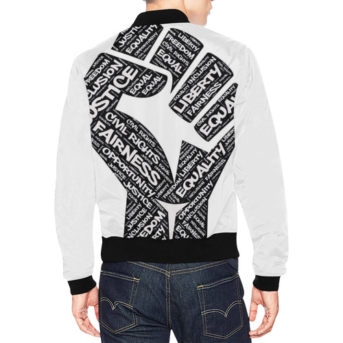 New By RW All Over Print Bomber Jacket for Men (Model H19)