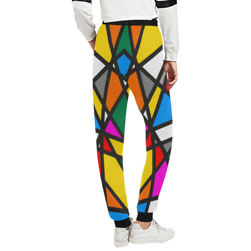 Mirror Popart by Nico Bielow Unisex All Over Print Sweatpants (Model L11)