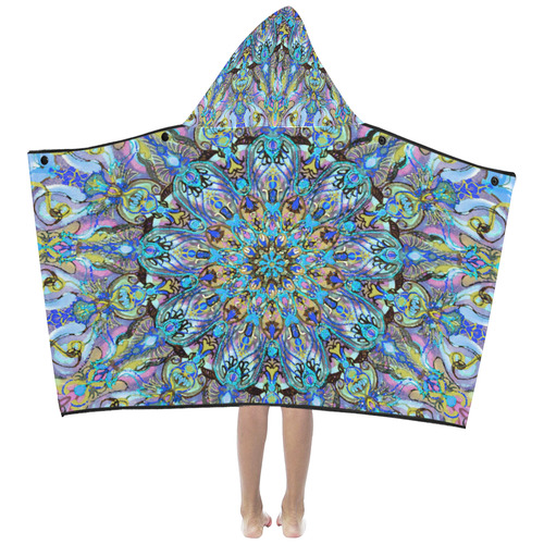 mandala 6 Kids' Hooded Bath Towels