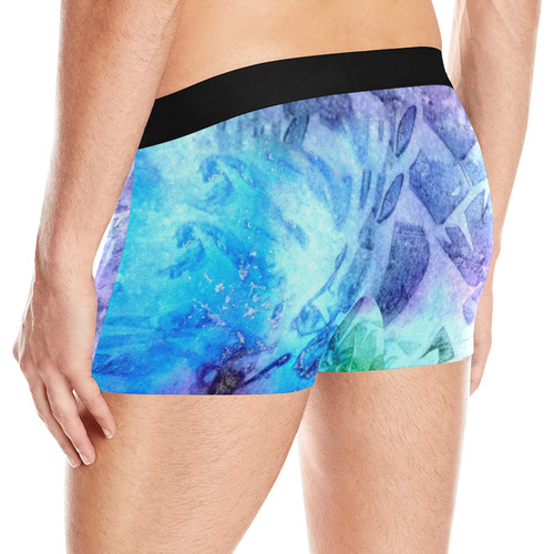 Blue Skies Boxers Men's All Over Print Boxer Briefs (Model L10)