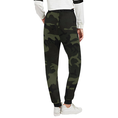 Camo Green Unisex All Over Print Sweatpants (Model L11)