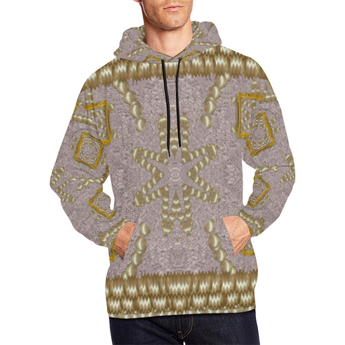 Gothic in modern stars and pearls All Over Print Hoodie for Men/Large Size (USA Size) (Model H13)