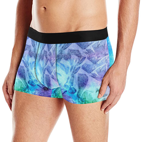 Blue Skies Boxers Men's All Over Print Boxer Briefs (Model L10)