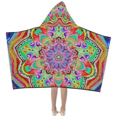 mandala lys 2 Kids' Hooded Bath Towels