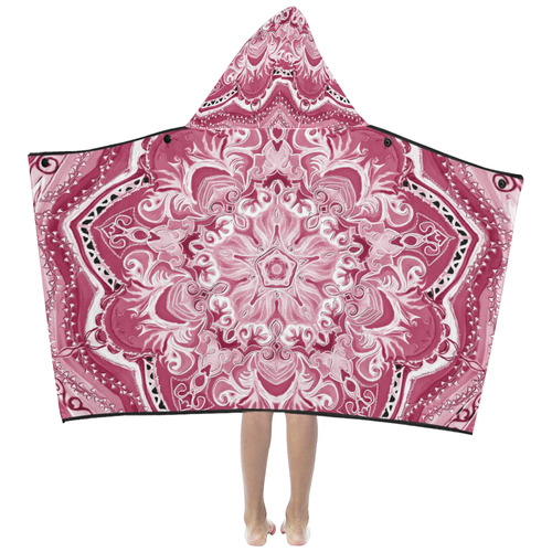 mandala lys 17 Kids' Hooded Bath Towels