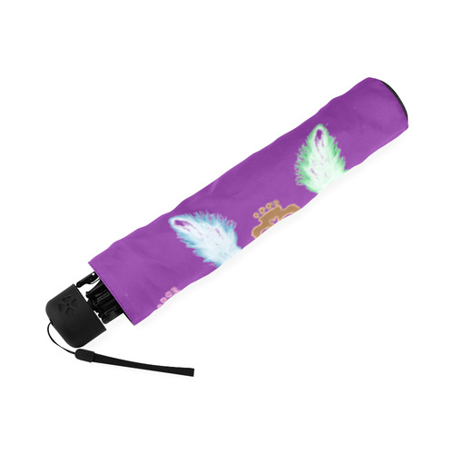 Pushing Daisies on Purple Foldable Umbrella (Model U01)