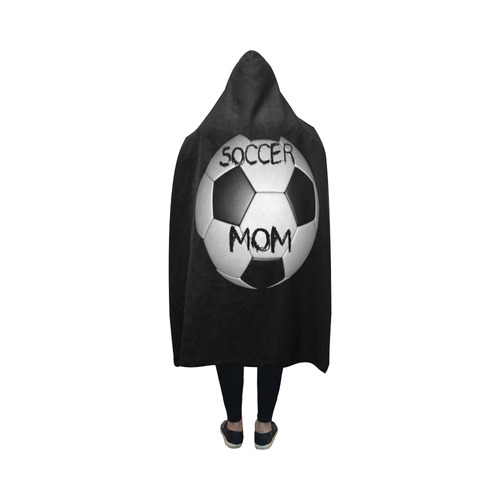Soccer Mom by Martina Webster Hooded Blanket 50''x40''