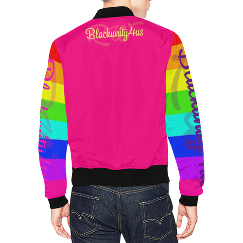 New Rainbow By RW All Over Print Bomber Jacket for Men (Model H19)