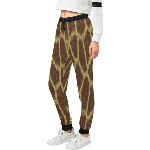 Giraffe Print Unisex All Over Print Sweatpants (Model L11)