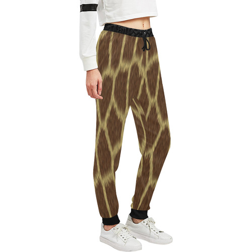 Giraffe Print Unisex All Over Print Sweatpants (Model L11)
