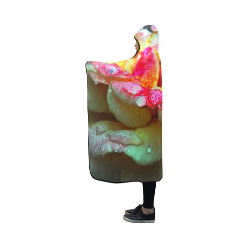 roseglow by Martina Webster Hooded Blanket 50''x40''