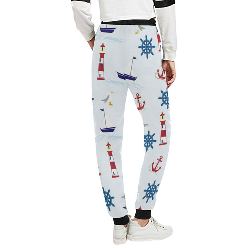 Nautical 2 Unisex All Over Print Sweatpants (Model L11)