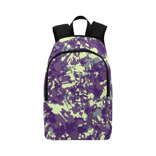 Crazy Camouflage Pattern Fabric Backpack for Adult (Model 1659)