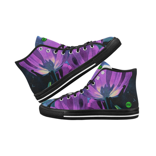 Sunny Lilac Tulip. Inspired by the Magic Island of Gotland. Vancouver H Women's Canvas Shoes (1013-1)