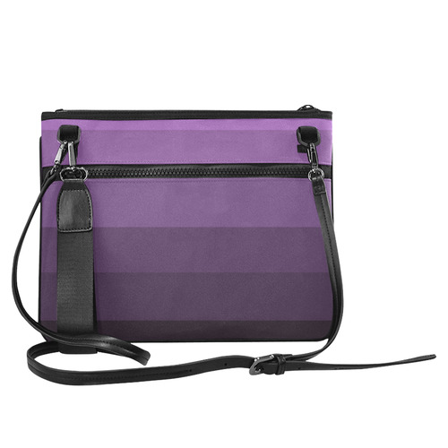 Dark Lavender Dreams Slim Clutch Bag (Model 1668)