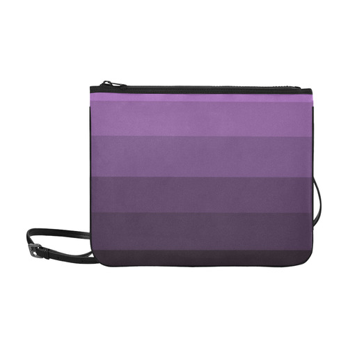 Dark Lavender Dreams Slim Clutch Bag (Model 1668)