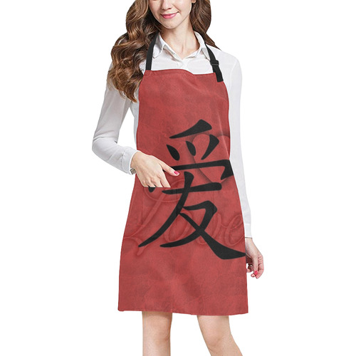 Love by Popart Lover All Over Print Apron