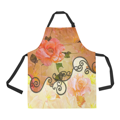 Beautiful flowers All Over Print Apron