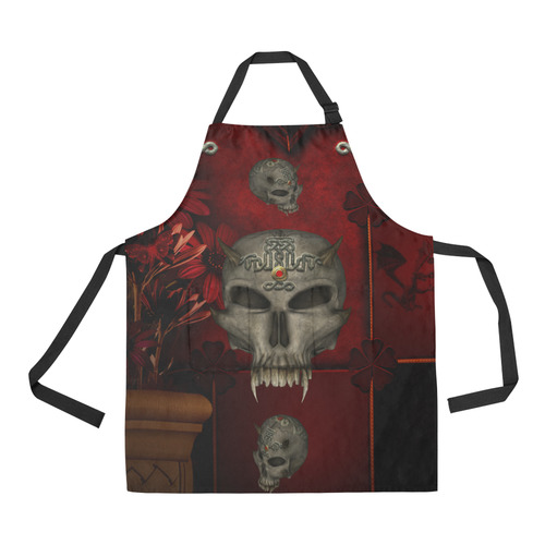 Skull with celtic knot All Over Print Apron