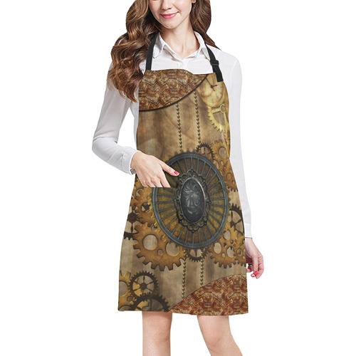 Steampunk, elegant, noble design All Over Print Apron