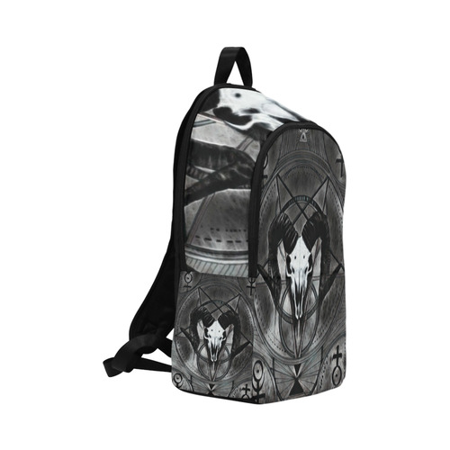 Darkside Baphomet Skull Fabric Backpack for Adult (Model 1659)