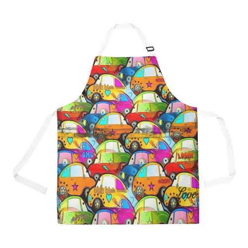 Cars Popart by Nico Bielow All Over Print Apron