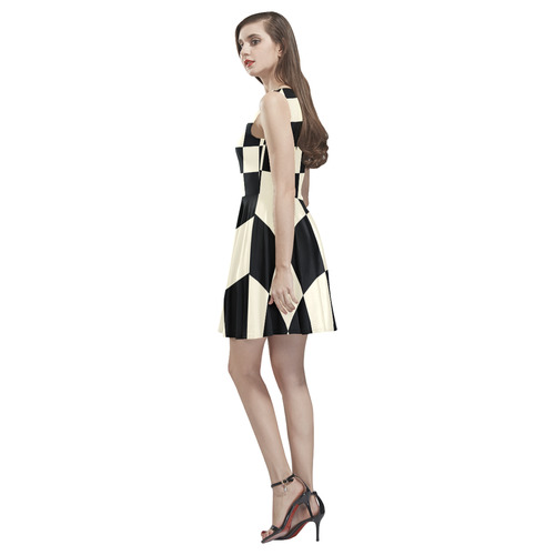 The Power of the Square Thea Sleeveless Skater Dress(Model D19)