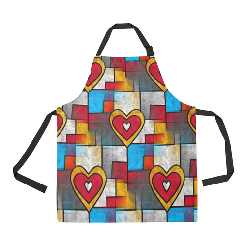 Love by Popart Lover All Over Print Apron