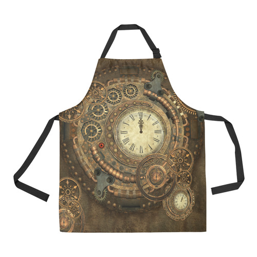 Steampunk, awesome clockwork All Over Print Apron