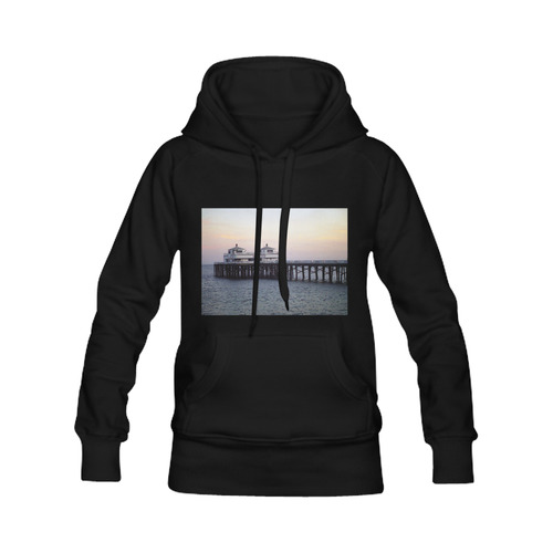 Malibu Fishing Pier Men's Classic Hoodie (Remake) (Model H10)