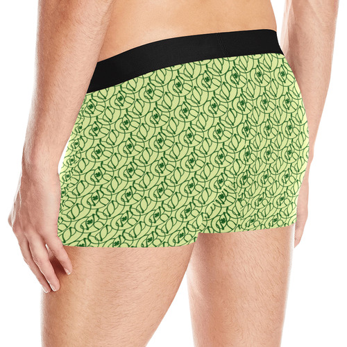 St Patrick's Day Clovers Men's All Over Print Boxer Briefs (Model L10)