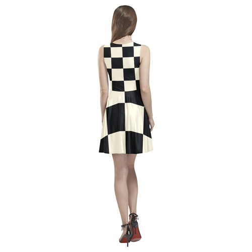 The Power of the Square Thea Sleeveless Skater Dress(Model D19)