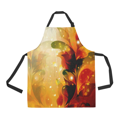 Awesome abstract flowers All Over Print Apron